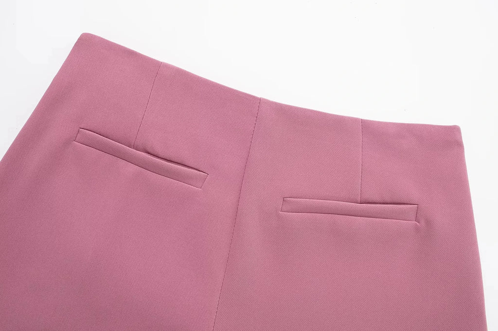 Elegant High Waist Asymmetric Skort - Summer Essential