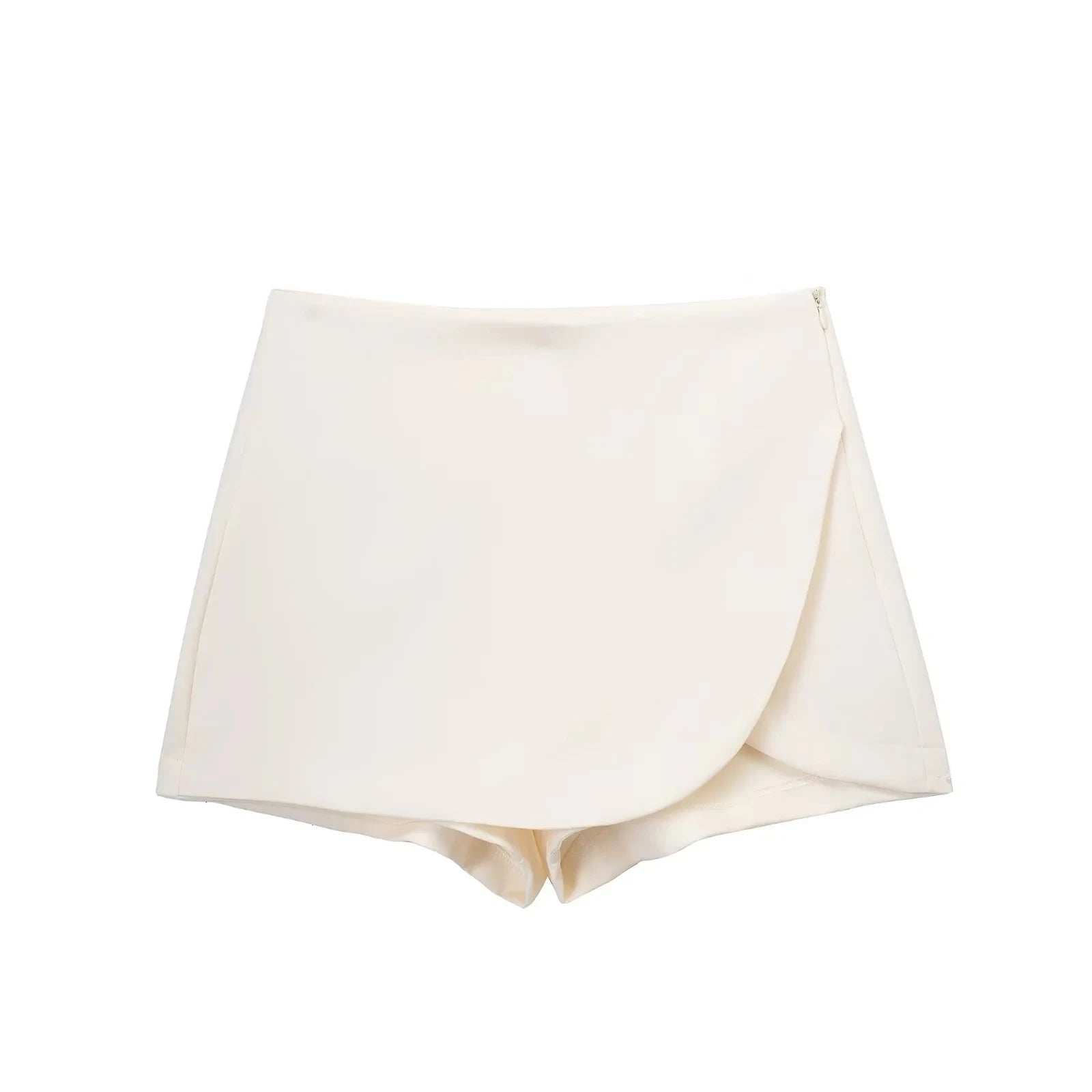 Elegant High Waist Asymmetric Skort - Summer Essential