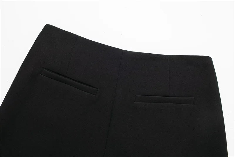 Elegant Asymmetric High Waist Skort for Women