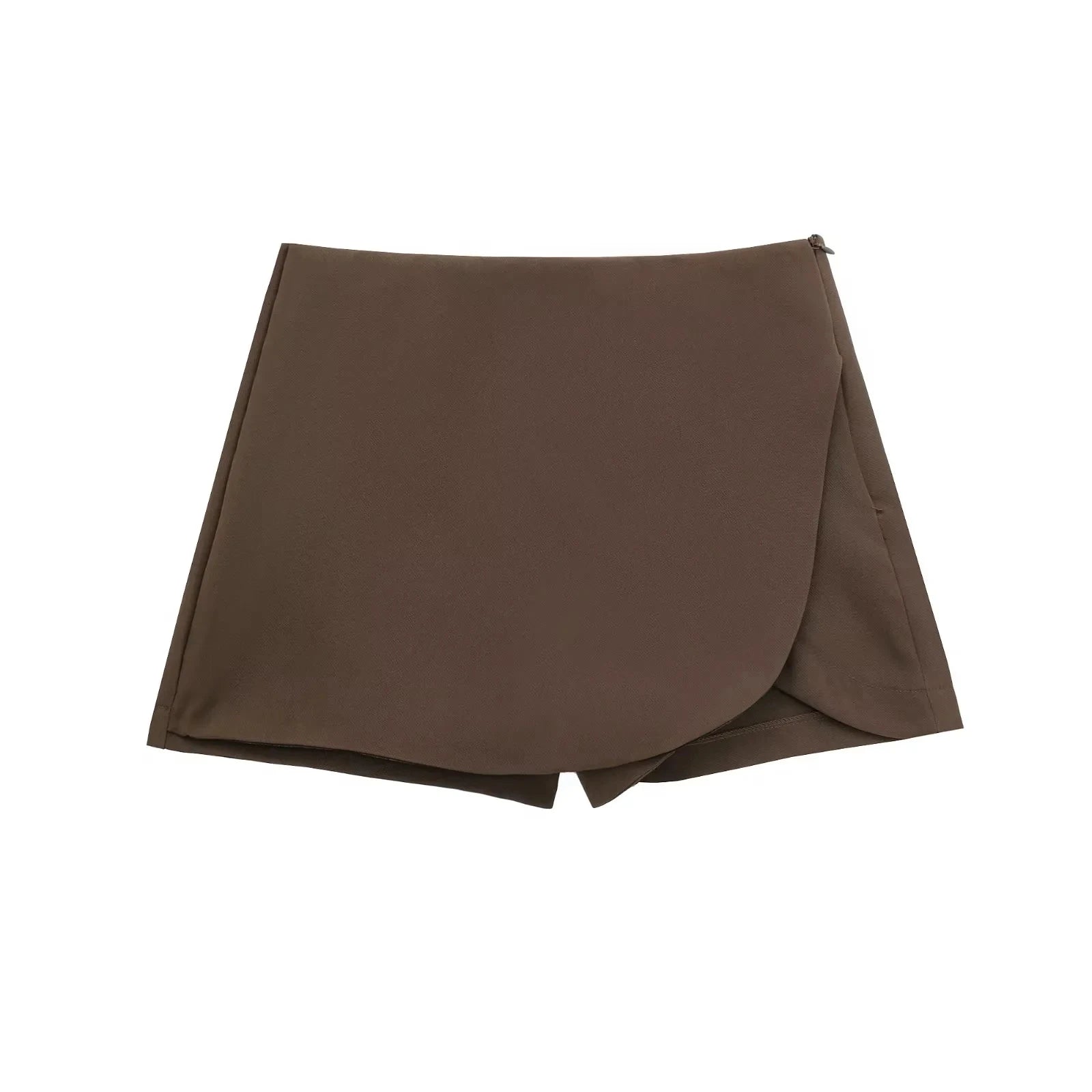 Elegant High Waist Asymmetric Skort - Summer Essential