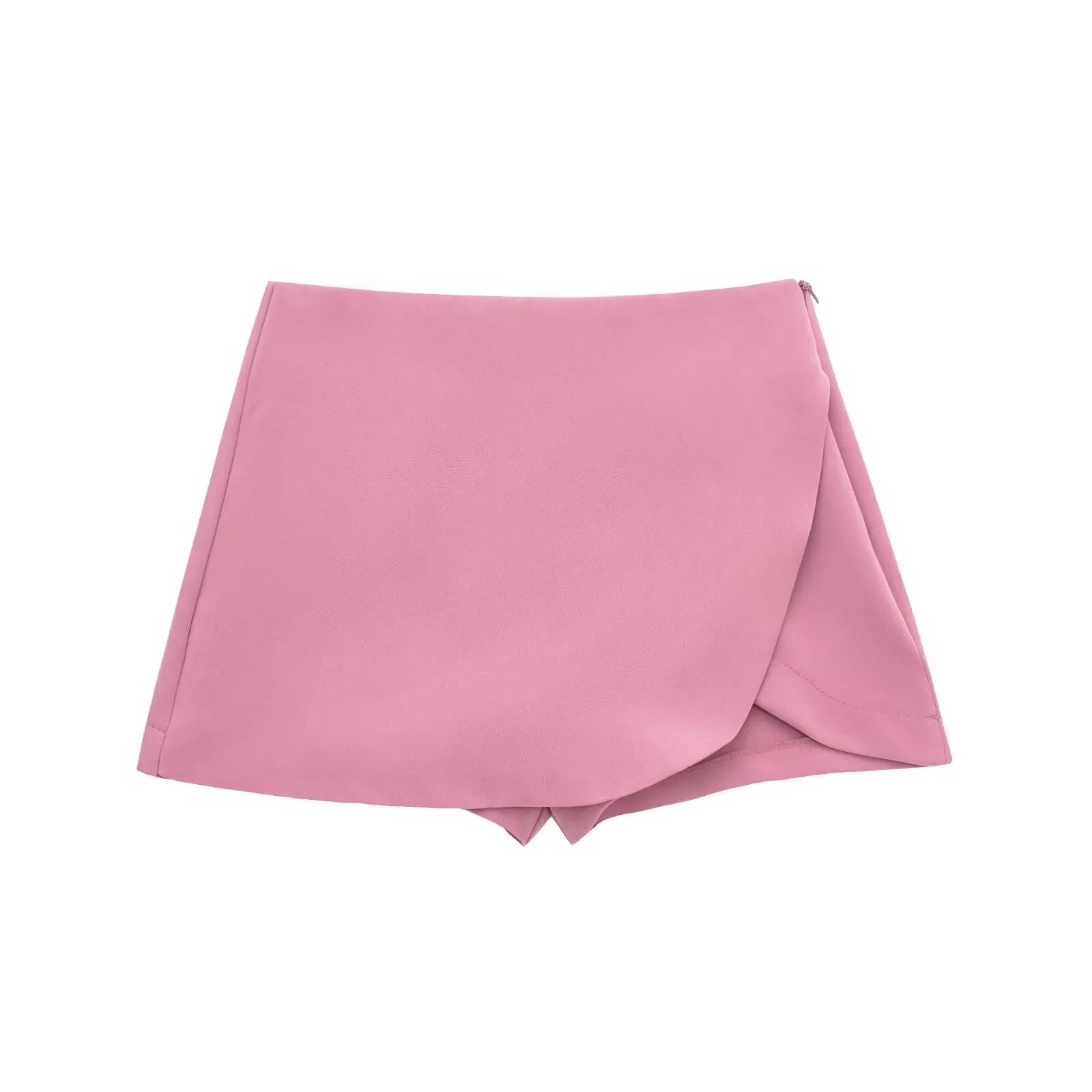 Elegant High Waist Asymmetric Skort - Summer Essential