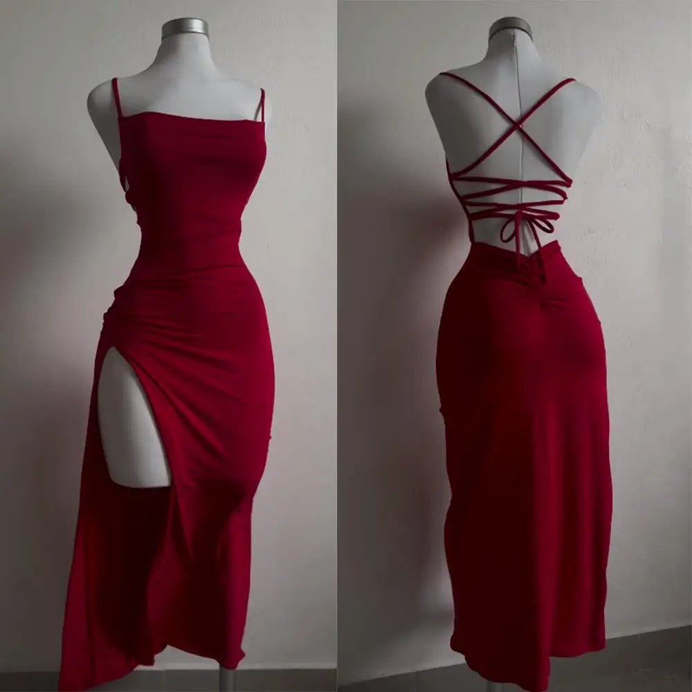 Summer Sensation Halter Strap Dress