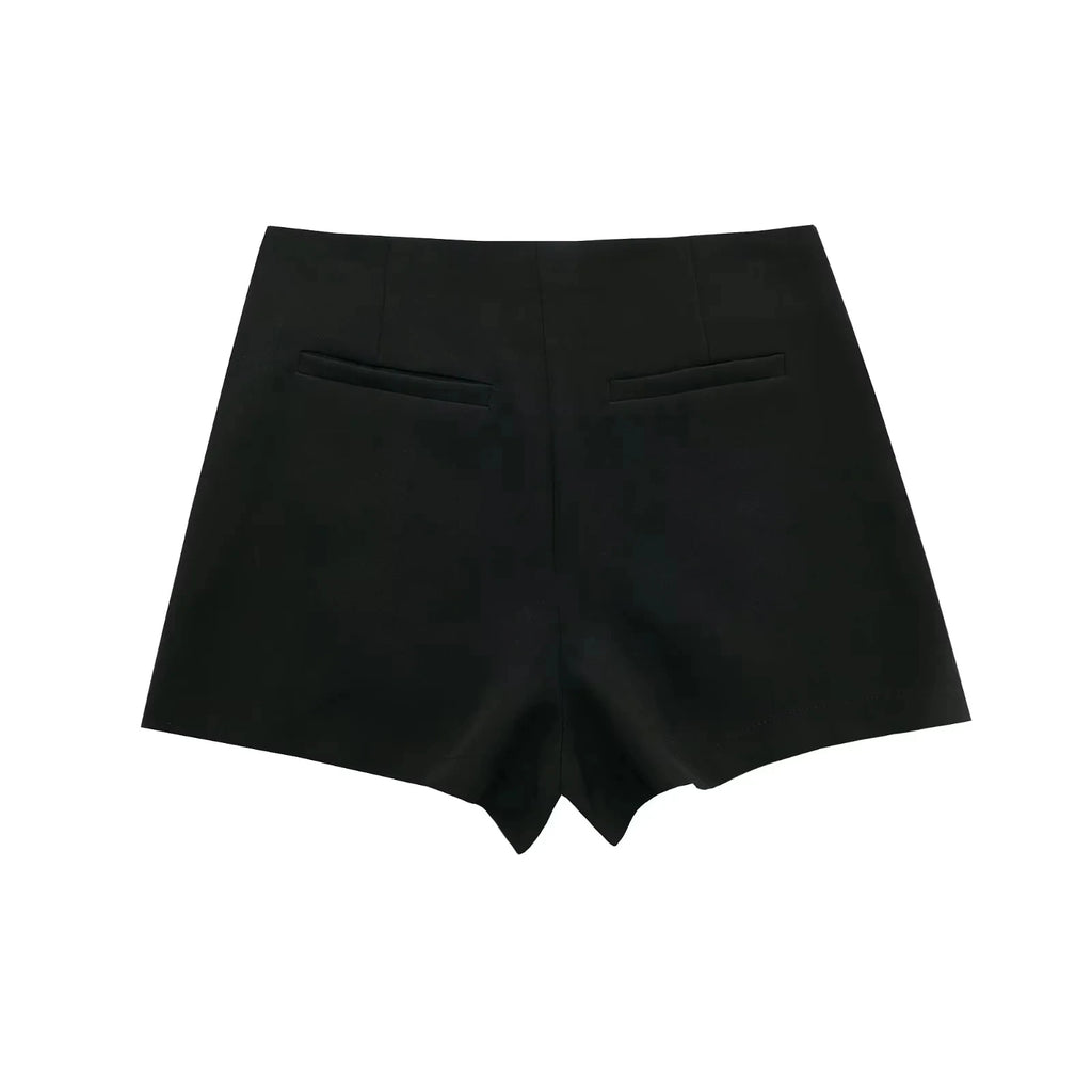 Elegant High Waist Asymmetric Skort - Summer Essential