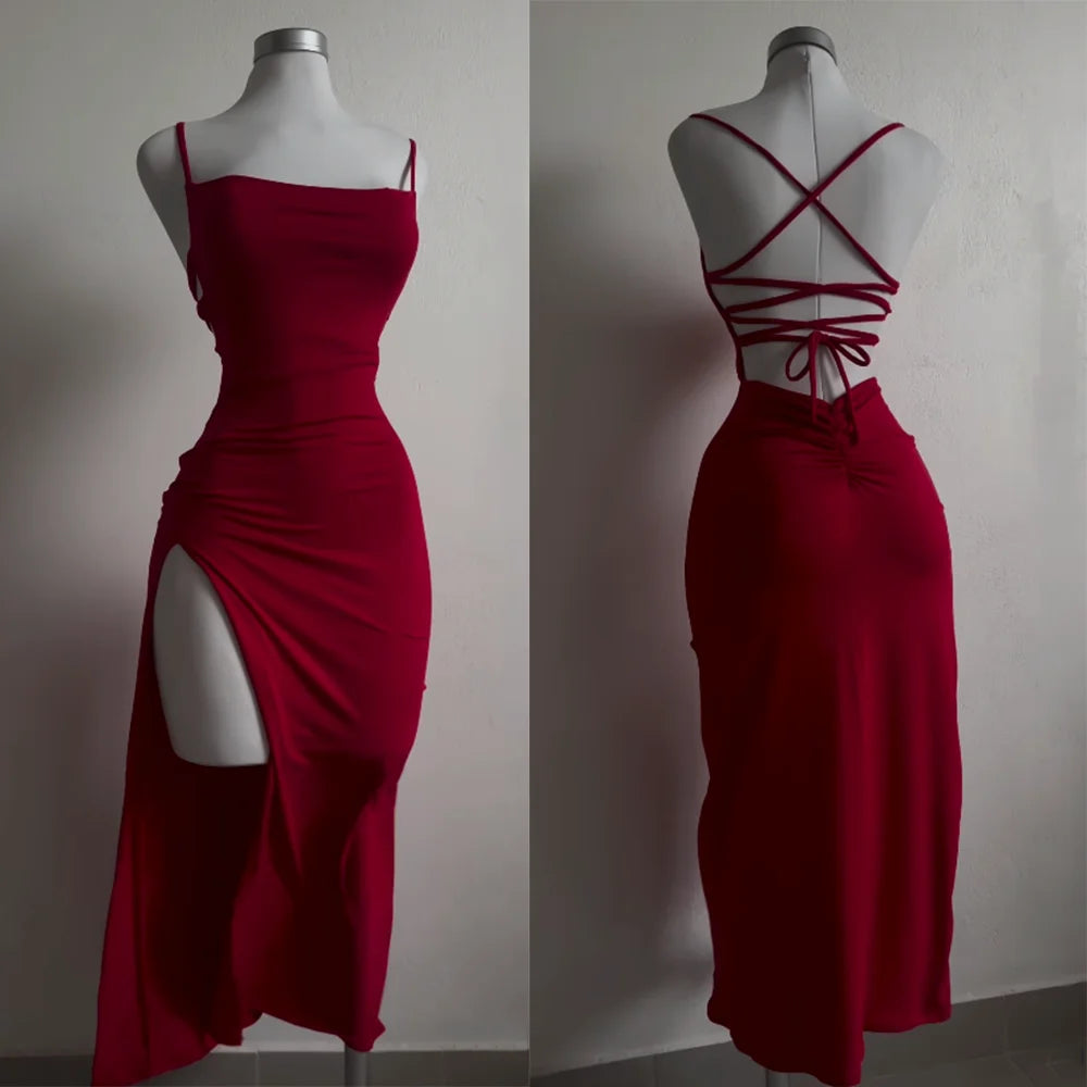 Summer Sensation Halter Strap Dress