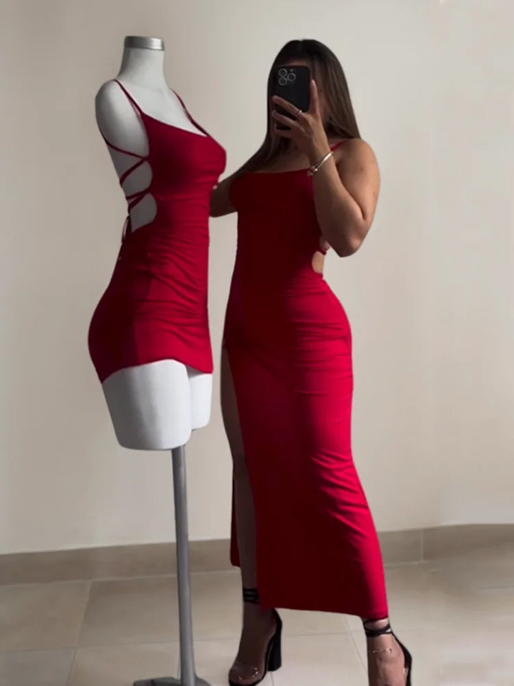 Summer Sensation Halter Strap Dress