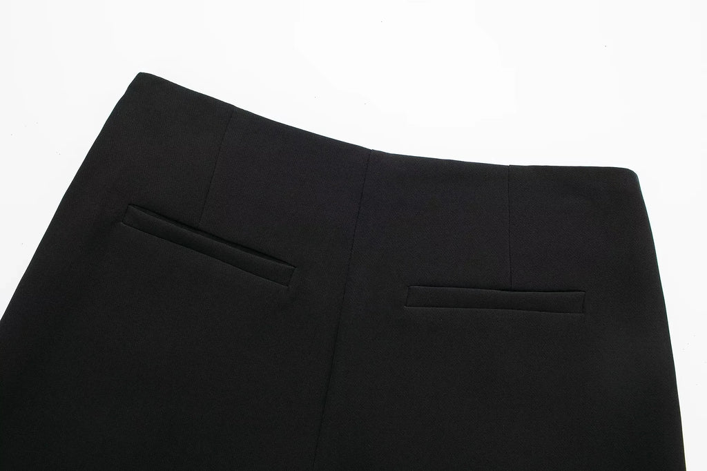 Elegant High Waist Asymmetric Skort - Summer Essential