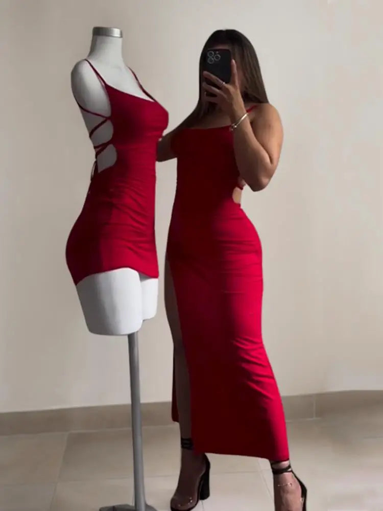 Summer Sensation Halter Strap Dress