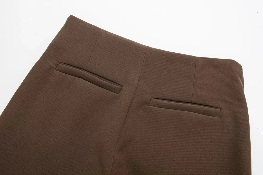 Elegant High Waist Asymmetric Skort - Summer Essential