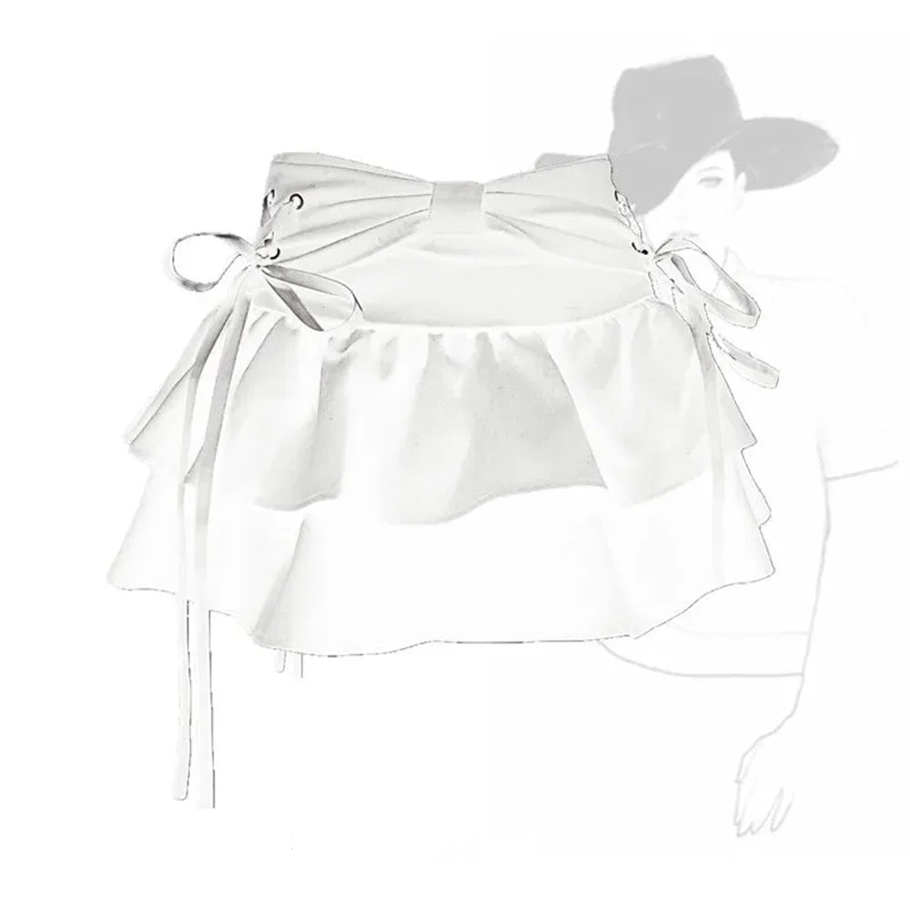 Sweet Kawaii Bow Vintage Y2K Gothic Mini Skirt
